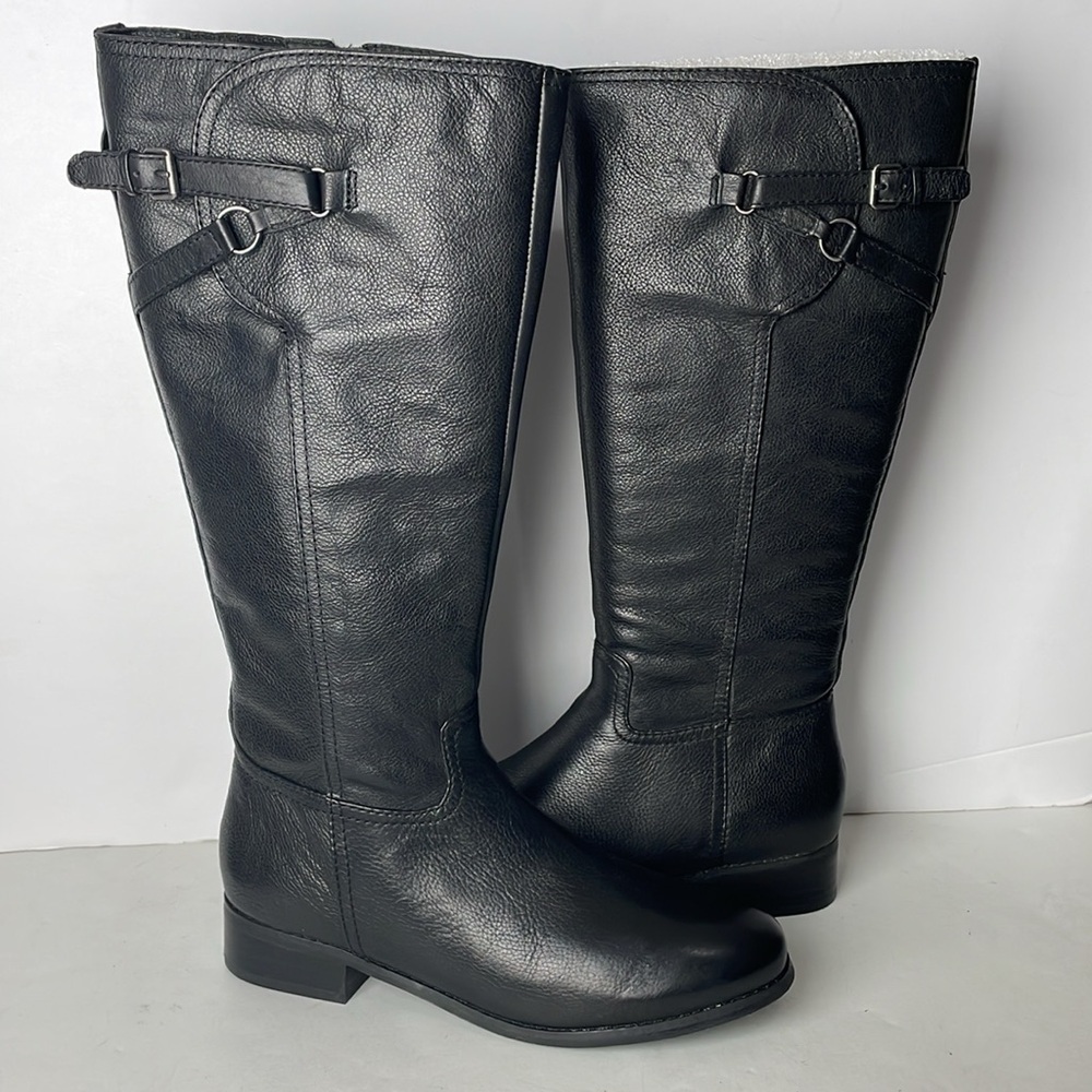 Trotters Tall Black Ridding Boots 7.5